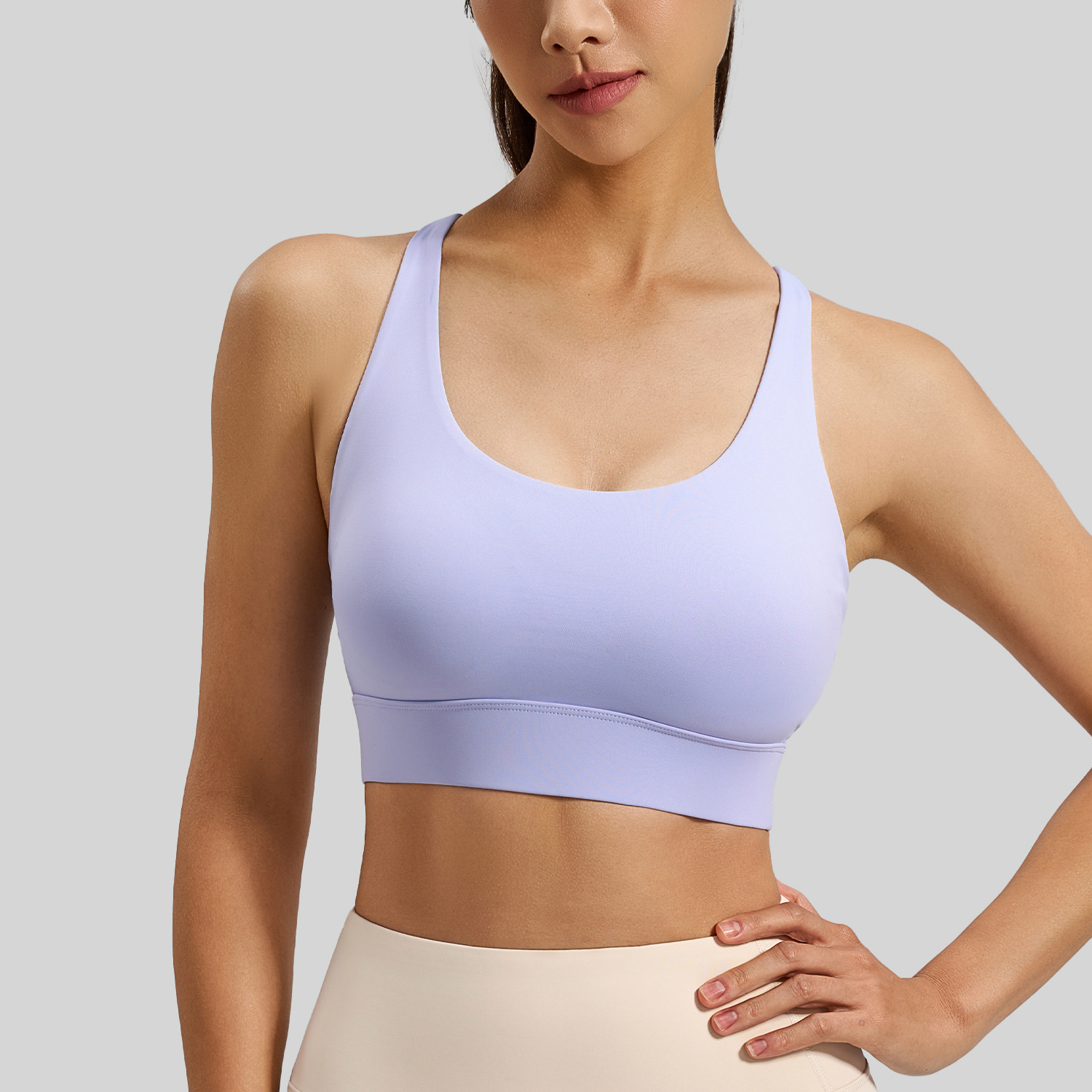 Pilates Yoga Jacket - Hoge ondersteuning schokbestendige yogabroekje met mesh