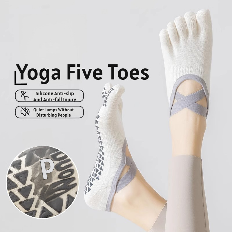 Pilates Is Yoga - Zomerse dunne yogasokken met vijf vingers,