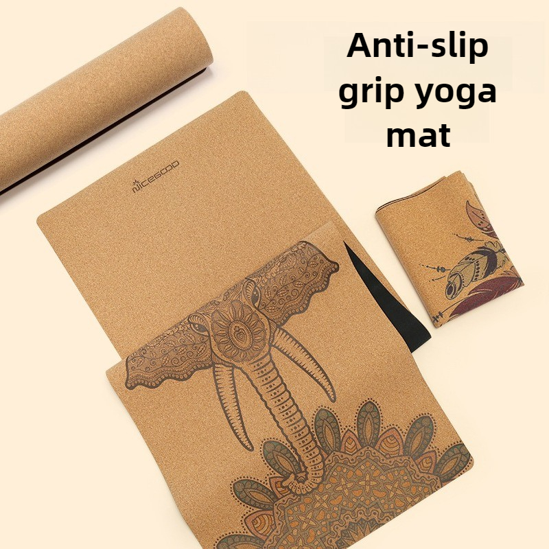 Pilates Yoga Matte - Pilates-uitrusting Yogamat Antislip kurkhoes, extra dikke