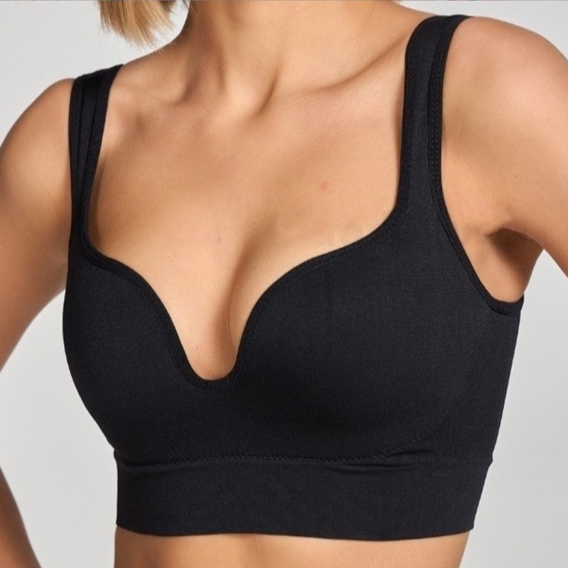 Pilates Yoga Jacket - 3D-sportvest Ademend Geen stalen ring 3D-cupbeha