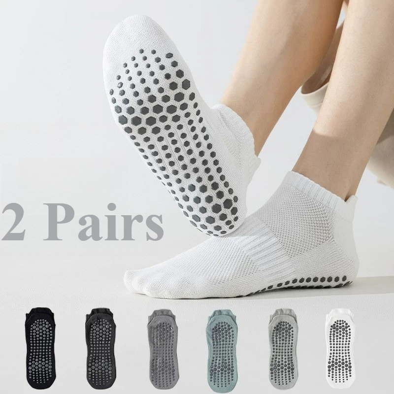 Pilates Is Yoga - 2/1 paar heren siliconen antislip yogasokken