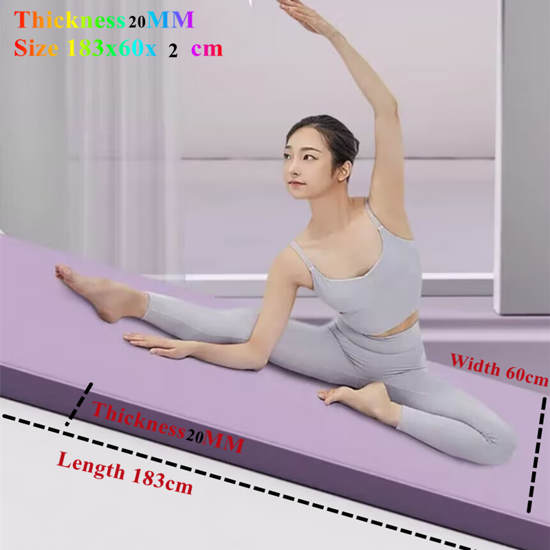 20MM Yogamat Antislip 183×60cm - Pilates Yoga Matte recensie en prijs